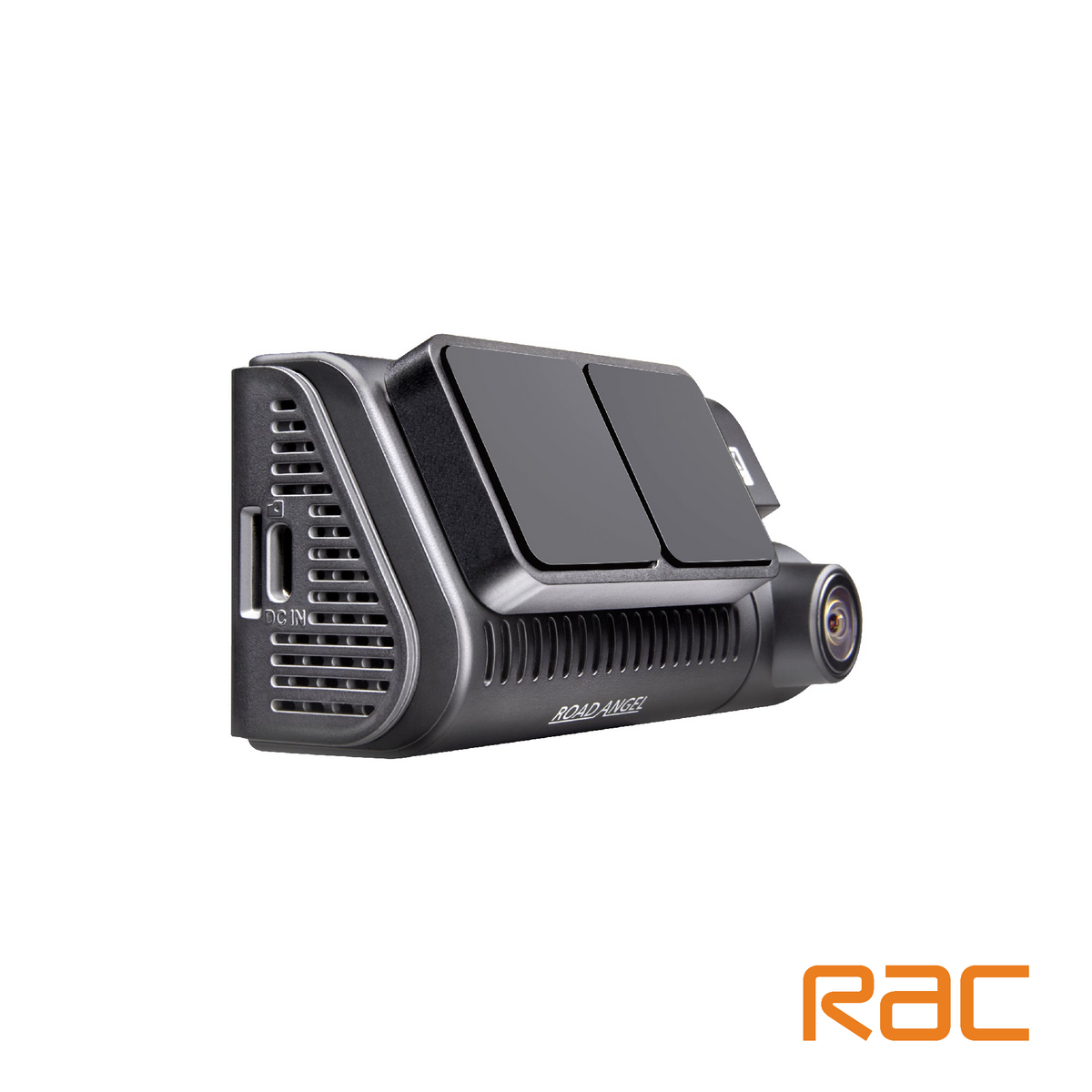 RAC - Road Angel Halo Edge 4K Dash Cam with Parking Mode & Quick Release Mounting With 64GB SD Card