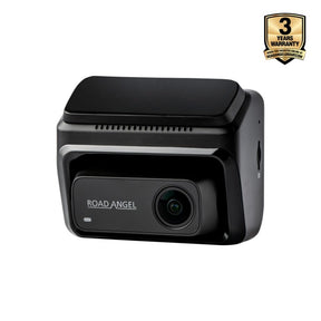 Ferrari - Road Angel Halo Elite 4K (2160p) & 1K (1080p) Dual Dash Cam With Sony Starvis 2 Enhanced Night Vision Video Technology!- With 256GB SD Card & Hardwiring Kit Bundle