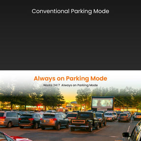 Ferrari - Road Angel Halo Edge 4K Dash Cam with Parking Mode & Quick Release Mounting With 64GB SD Card & Hardwiring Kit Bundle