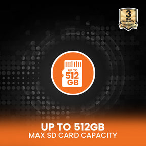 Ferrari - Road Angel Halo Elite 4K (2160p) & 1K (1080p) Dual Dash Cam With Sony Starvis 2 Enhanced Night Vision Video Technology!- With 256GB SD Card & Hardwiring Kit Bundle