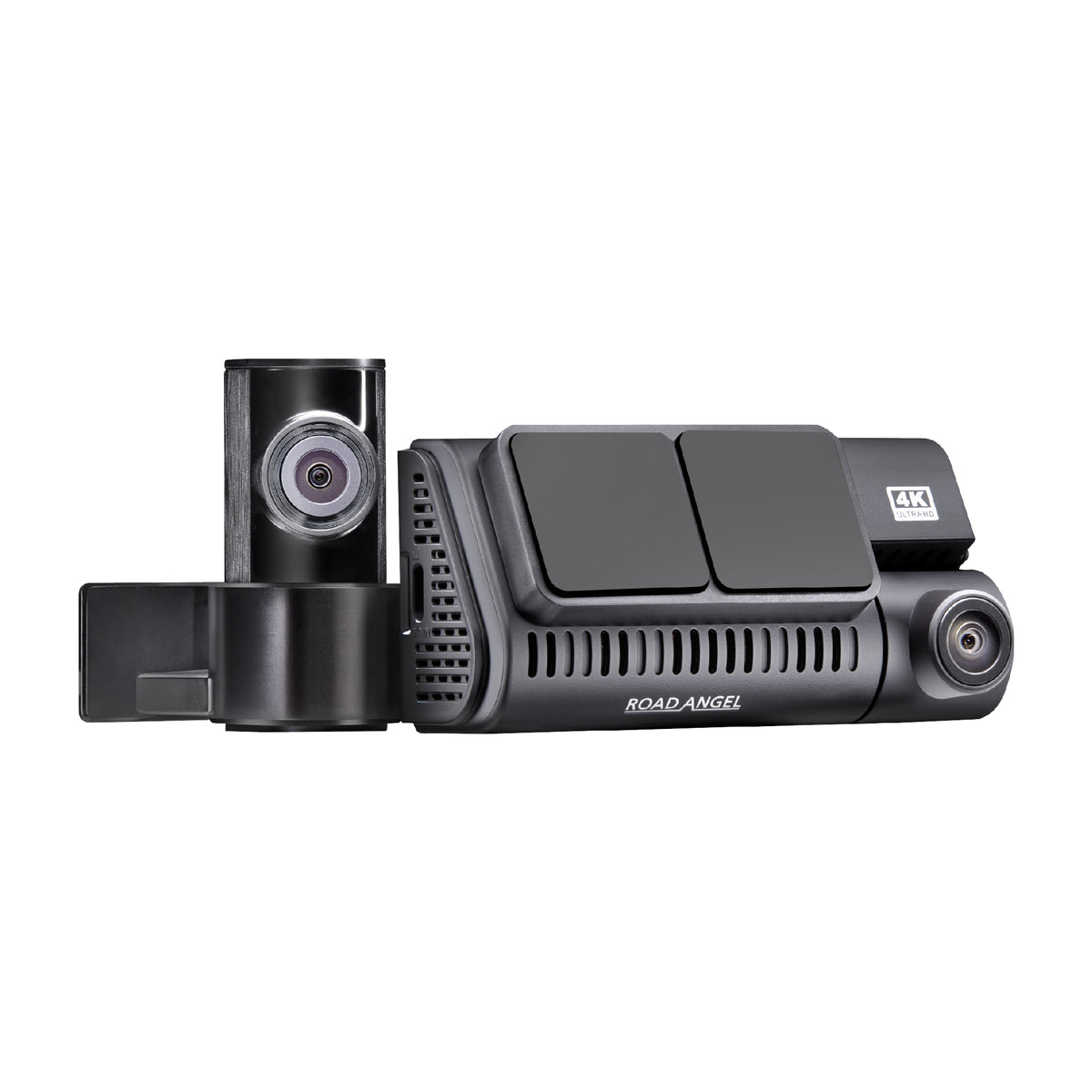 TYS - Road Angel Halo Ultima 4K Dual Dash Cam With 128GB SD Card And Hardwiring Kit