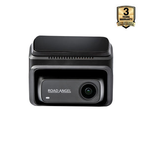 Ferrari - Road Angel Halo Elite 4K (2160p) & 1K (1080p) Dual Dash Cam With Sony Starvis 2 Enhanced Night Vision Video Technology!- With 256GB SD Card & Hardwiring Kit Bundle
